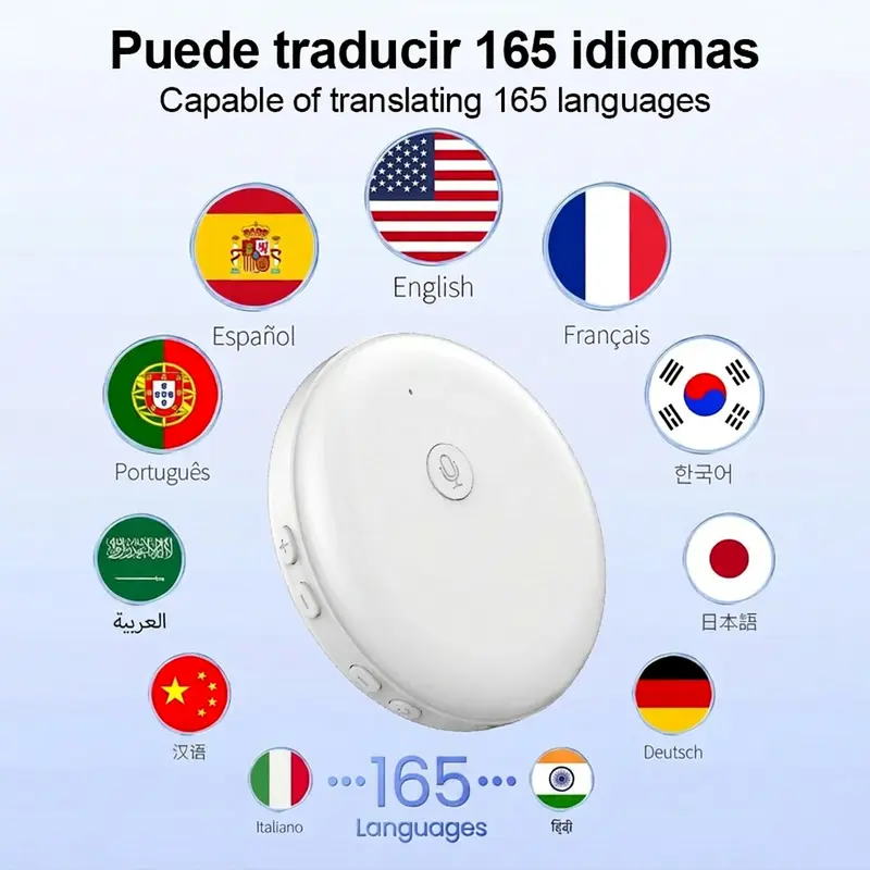 DOMIPLE | AI-powered smart translator with real-time simultaneous interpretation; supports cross-platform Bluetooth voice communication.