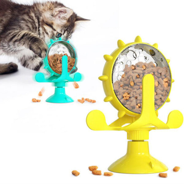 Spinner Wheel Food Leak Pet Toy