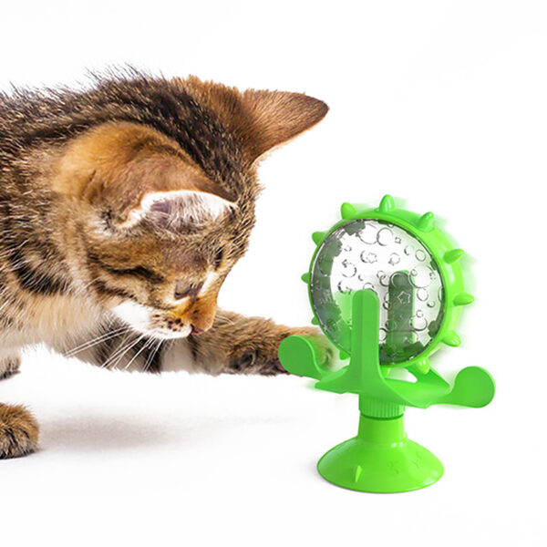 Spinner Wheel Food Leak Pet Toy
