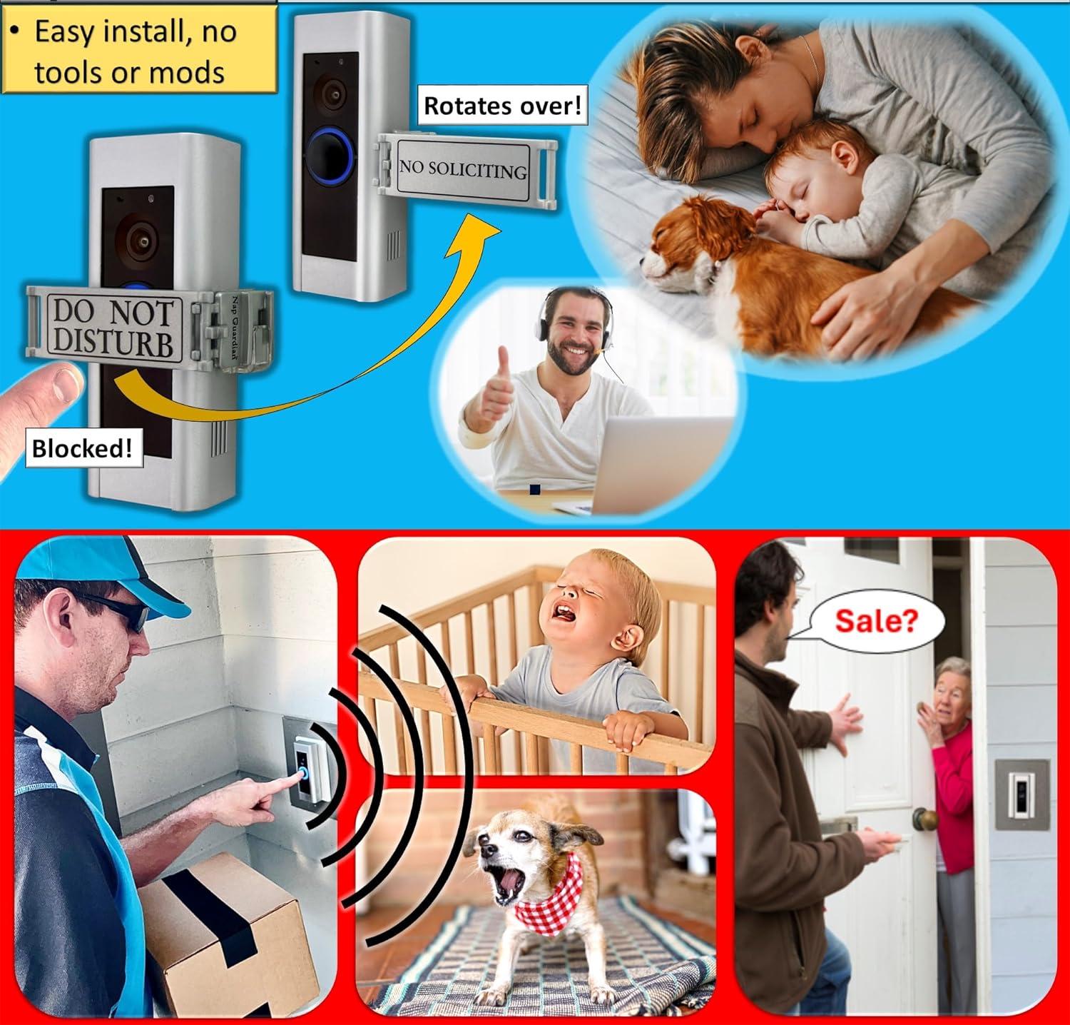 Dual Purpose Signage-DO NOT DISTURB and NO SOLICITING