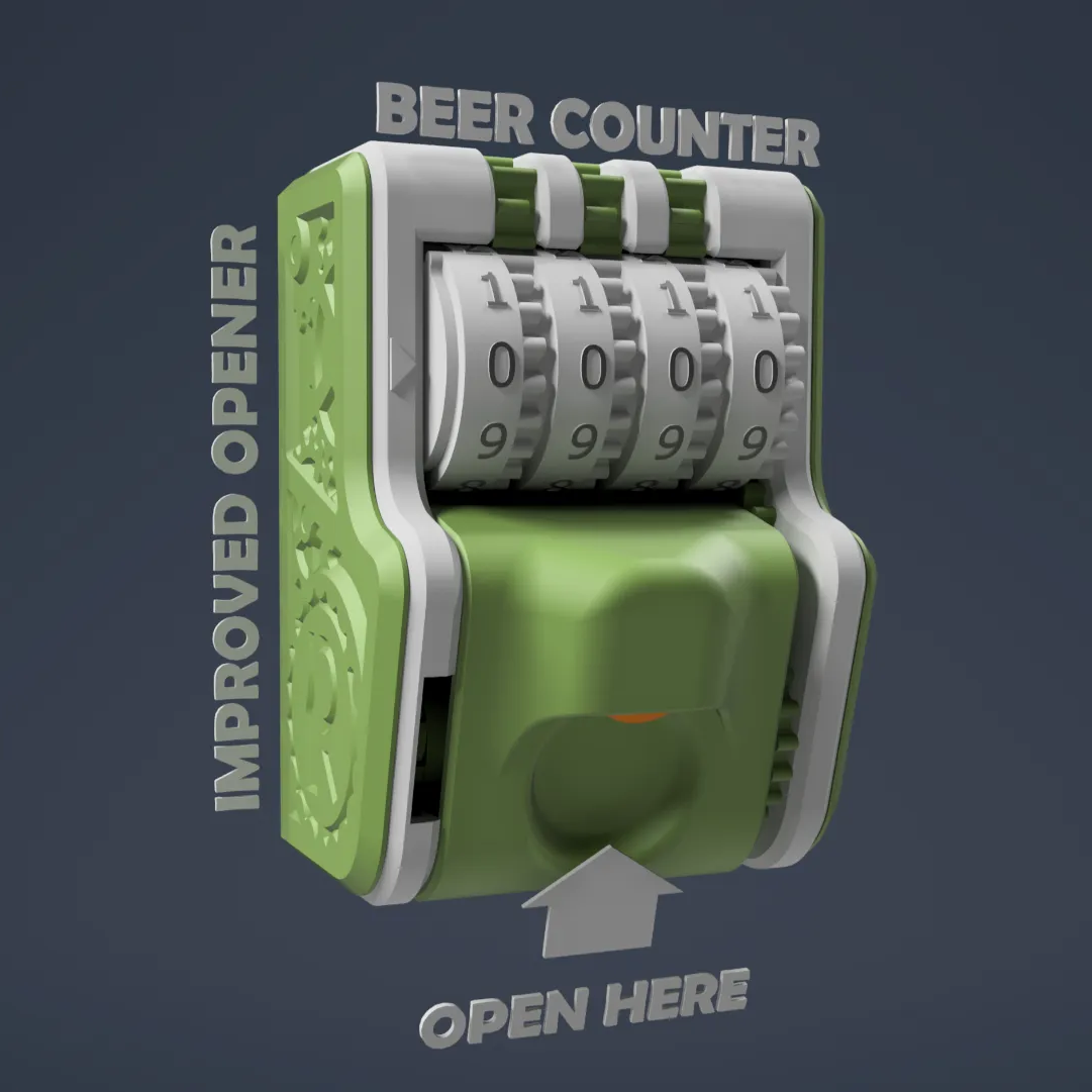  Beer Counter Bottle Opener