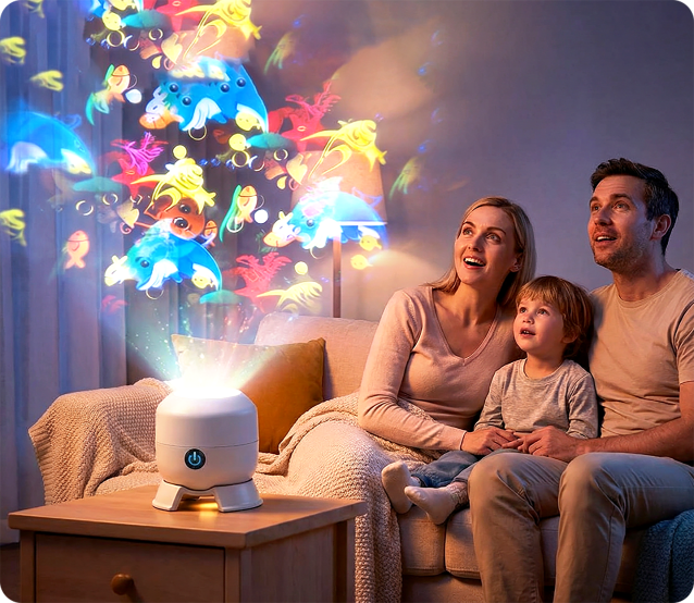 🔥LAST DAY 50% OFF🔥Dynamic Rotating LED Projector Light
