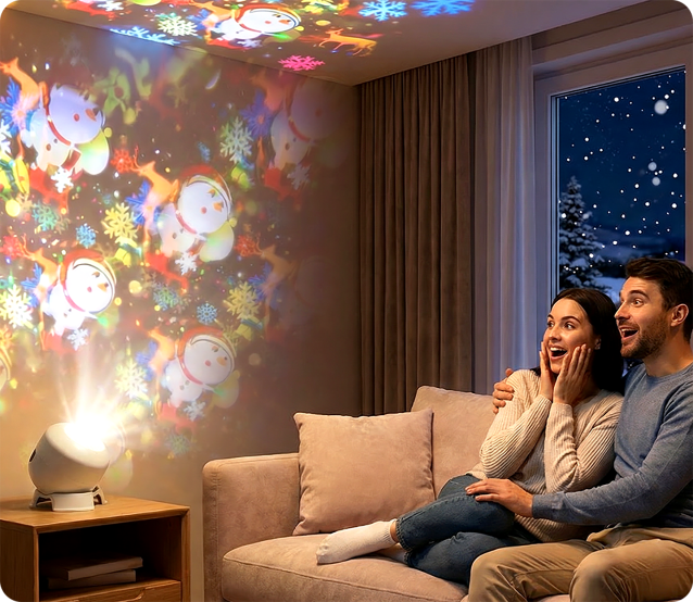 🔥LAST DAY 50% OFF🔥Dynamic Rotating LED Projector Light