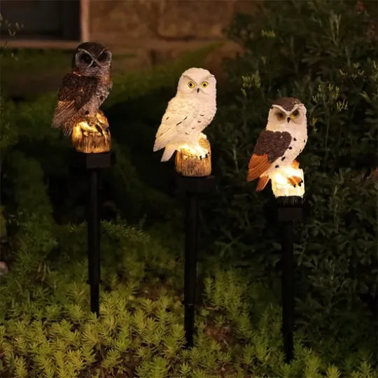 🔥Hot Sale🔥Waterproof Solar Owl Light – LED Pathway Light for Lawn, Garden & Outdoor Decor