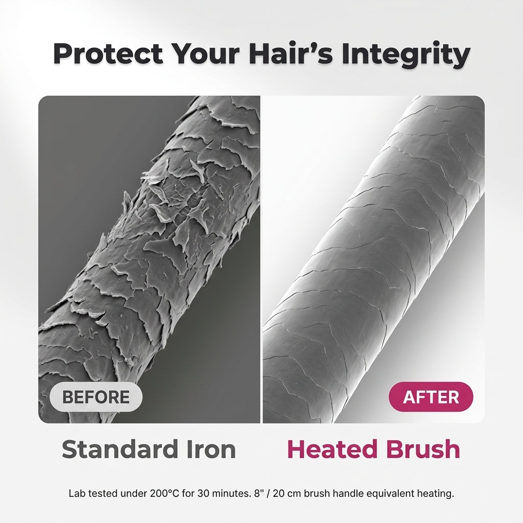 Negative Ion Wireless Charging Portable Hair Straightener That Won't Damage Hair (Curls And Straighteners)