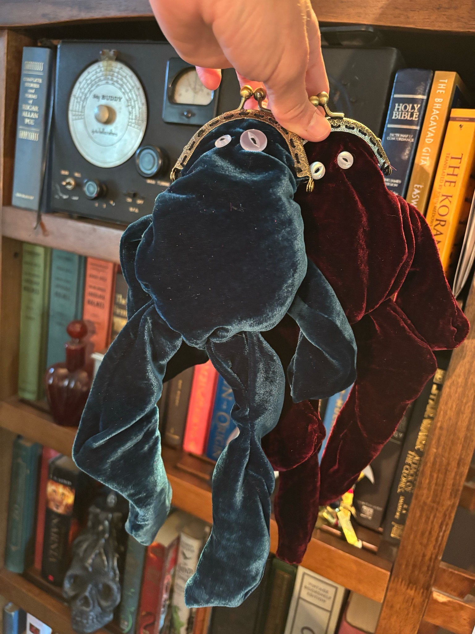 🐸👛Velvet, Frog Coin Purse