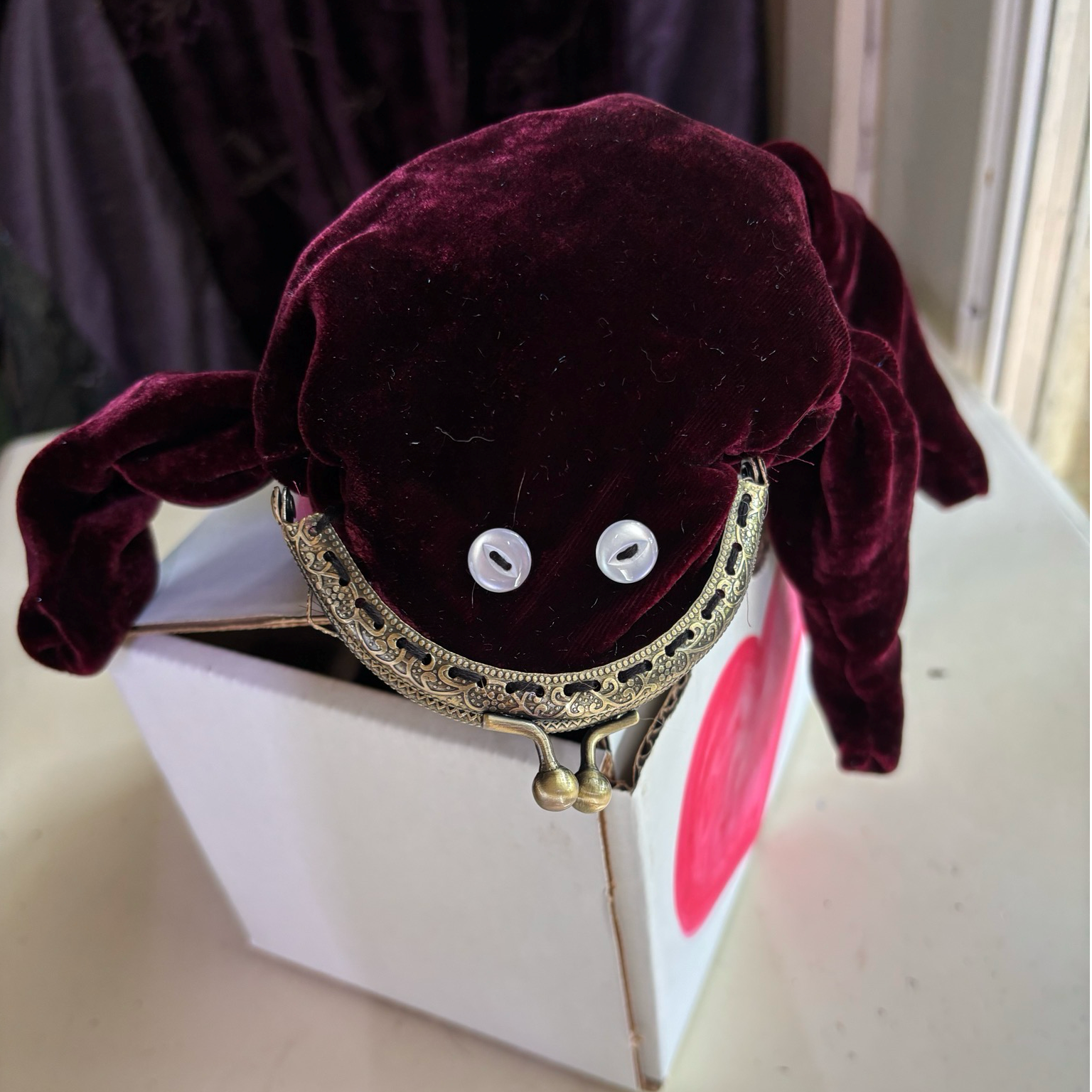 🐸👛Velvet, Frog Coin Purse