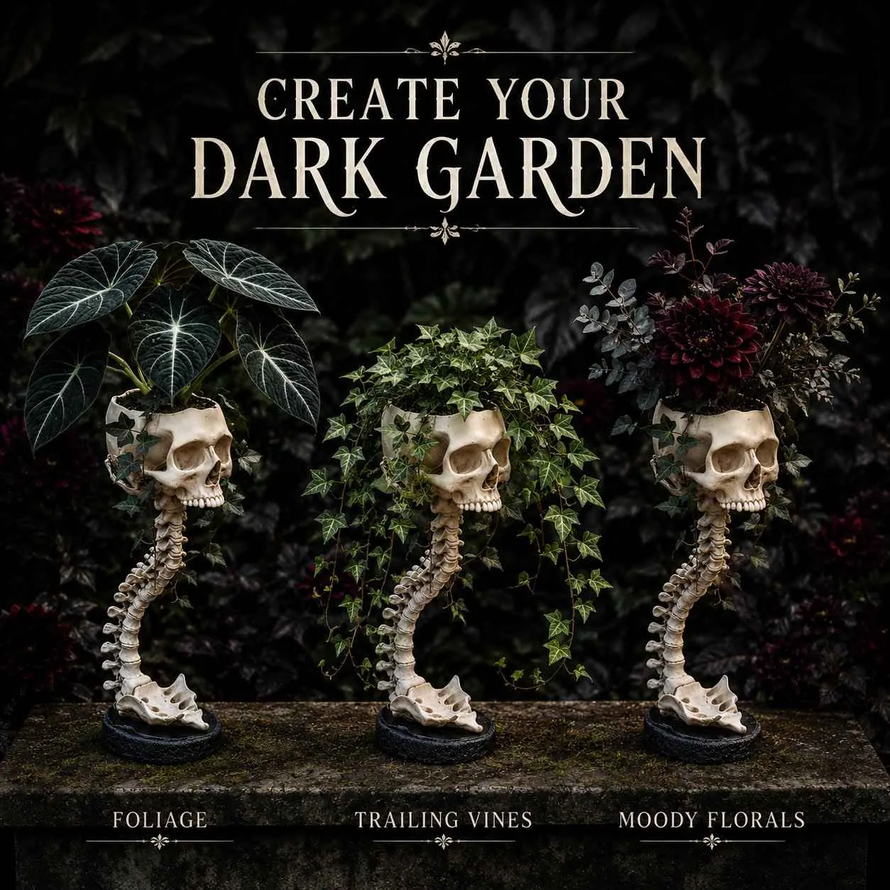 💥 Flash Sale 50% OFF 💀 Skull Planter Bold Decor for Plant Lovers