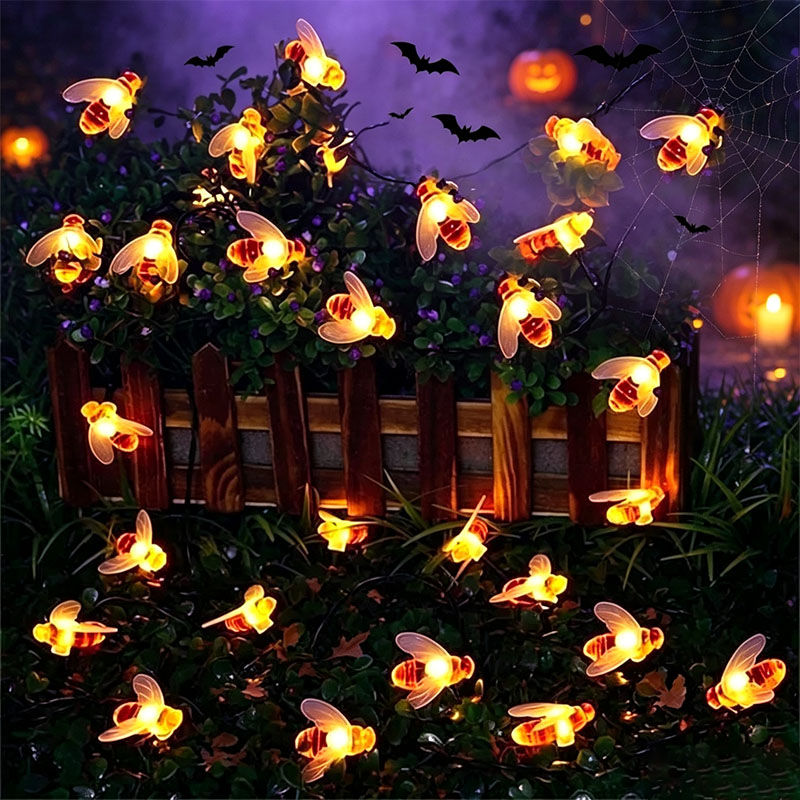 🔥Hot Sales 50% OFF🎉Solar LED Bee String Lights🐝