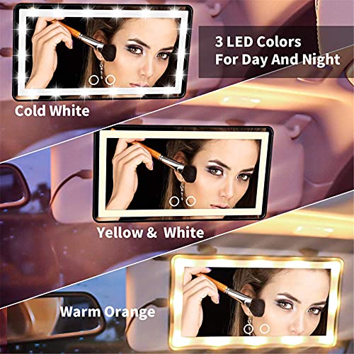 LED Car Light Makeup Mirror