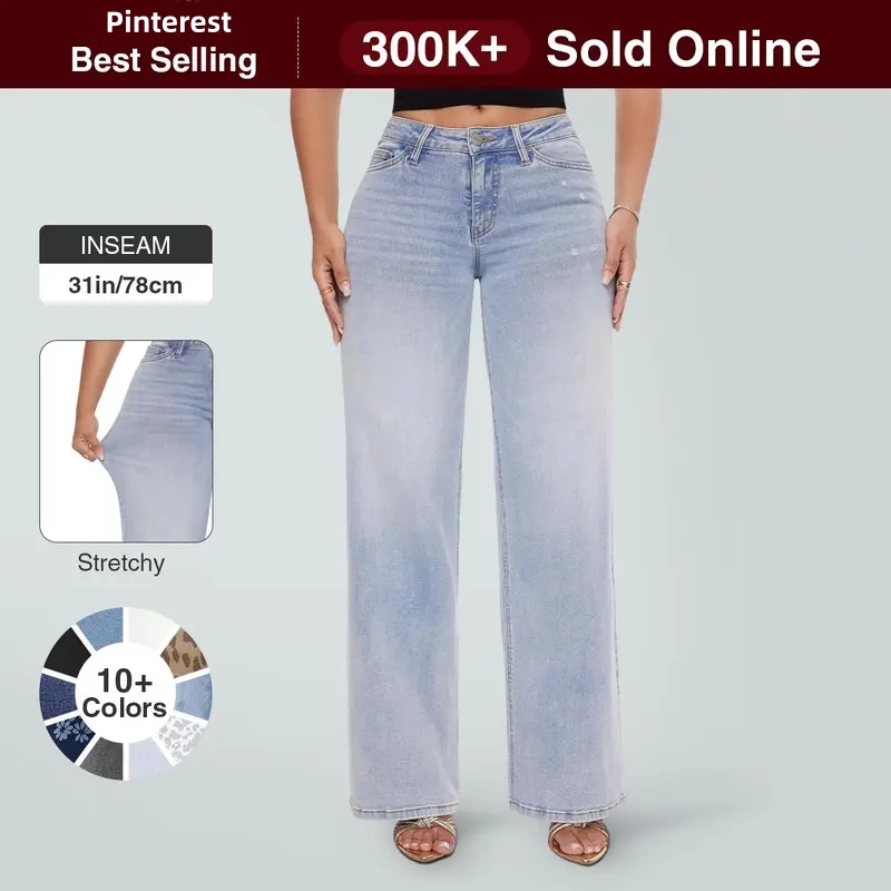 🖤BLACK FRIDAY SALE 49% Off🔥Mid-Low Rise Baggy Jeans for Women (2026)