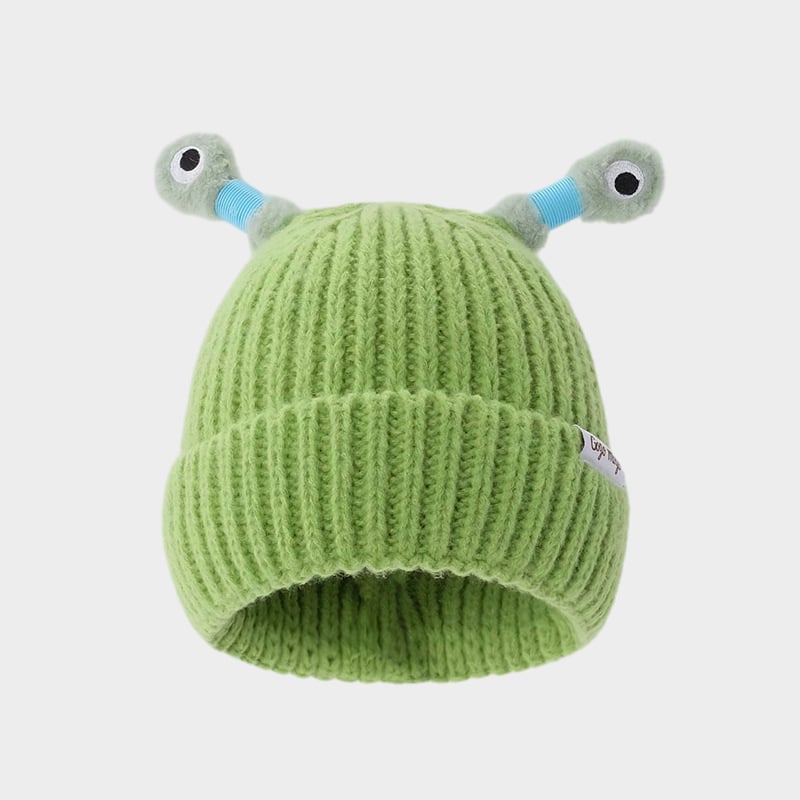 HOT SALE - 49% OFFWinter Parent-Child Cute Glowing Little Monster Knit Hat