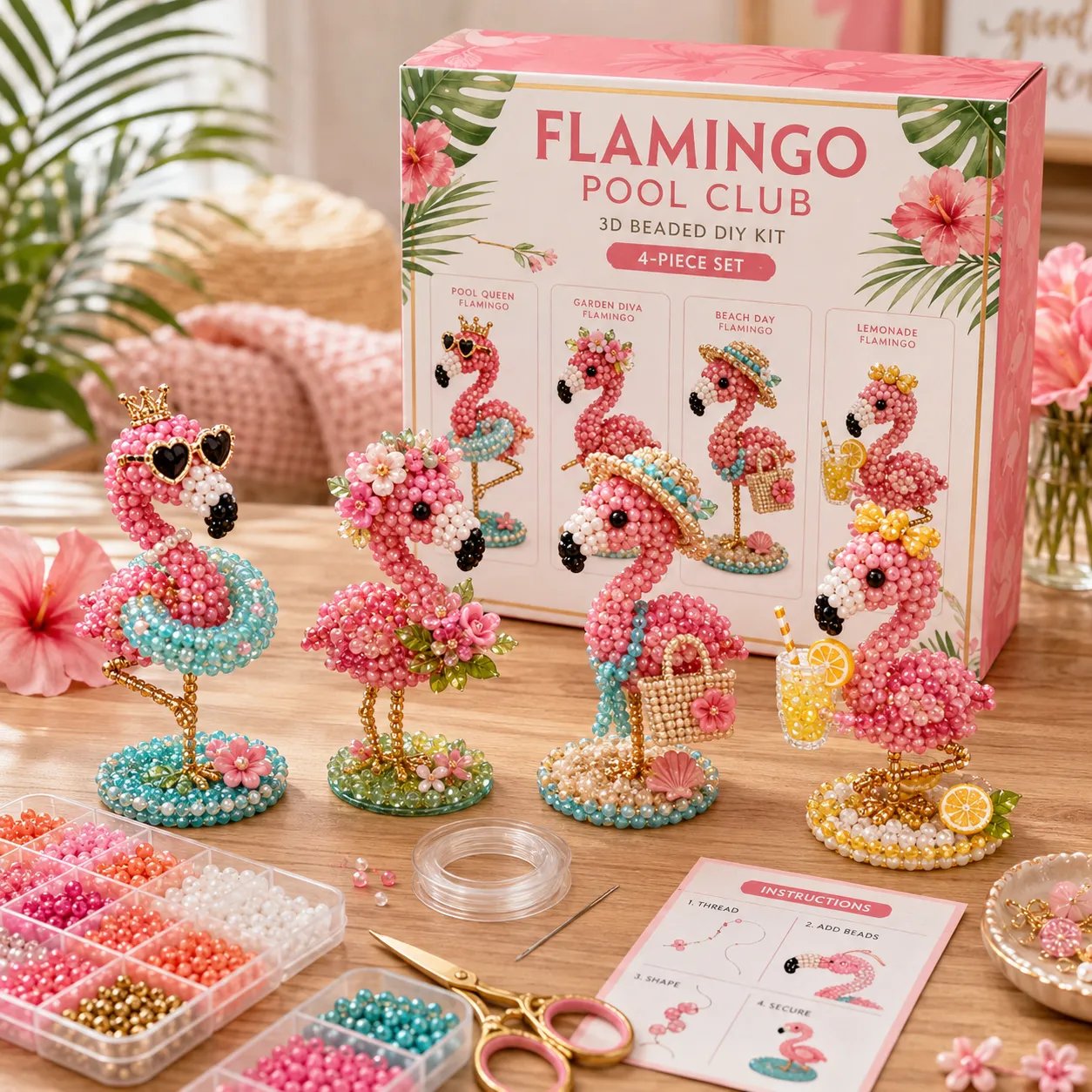 ⏳LIMITED TIME SALE 50% OFF🧵✨ Creative Beaded Mini World 3D DIY Kit Collection