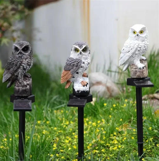 🔥Hot Sale🔥Waterproof Solar Owl Light – LED Pathway Light for Lawn, Garden & Outdoor Decor