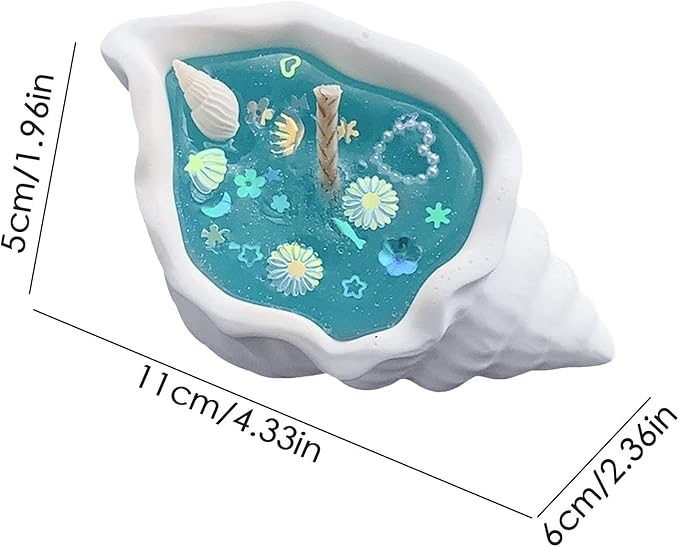 Conch scented candle