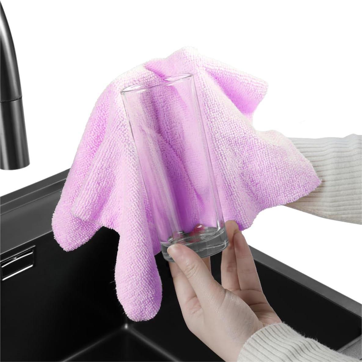 Domiple Microfiber Cleaning Cloth Roll