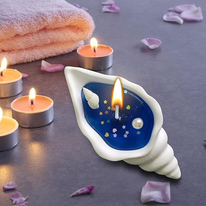 Conch scented candle