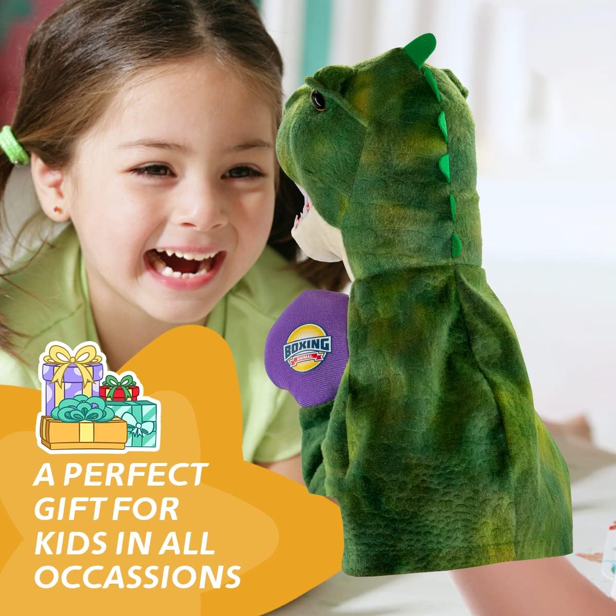 Boxing Dinosaur Hand Puppet