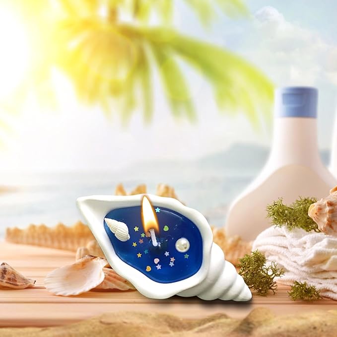 Conch scented candle