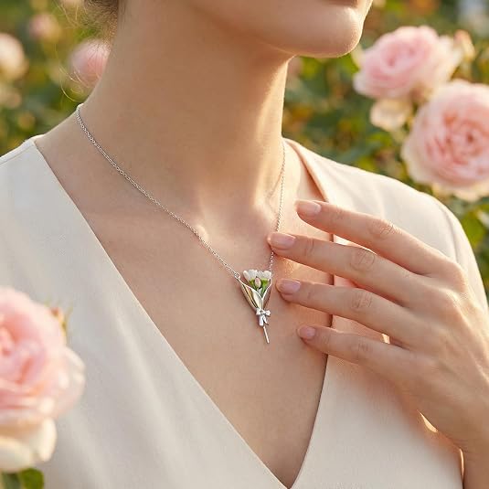 💐Wearable Flower Bouquet Clip & Necklace