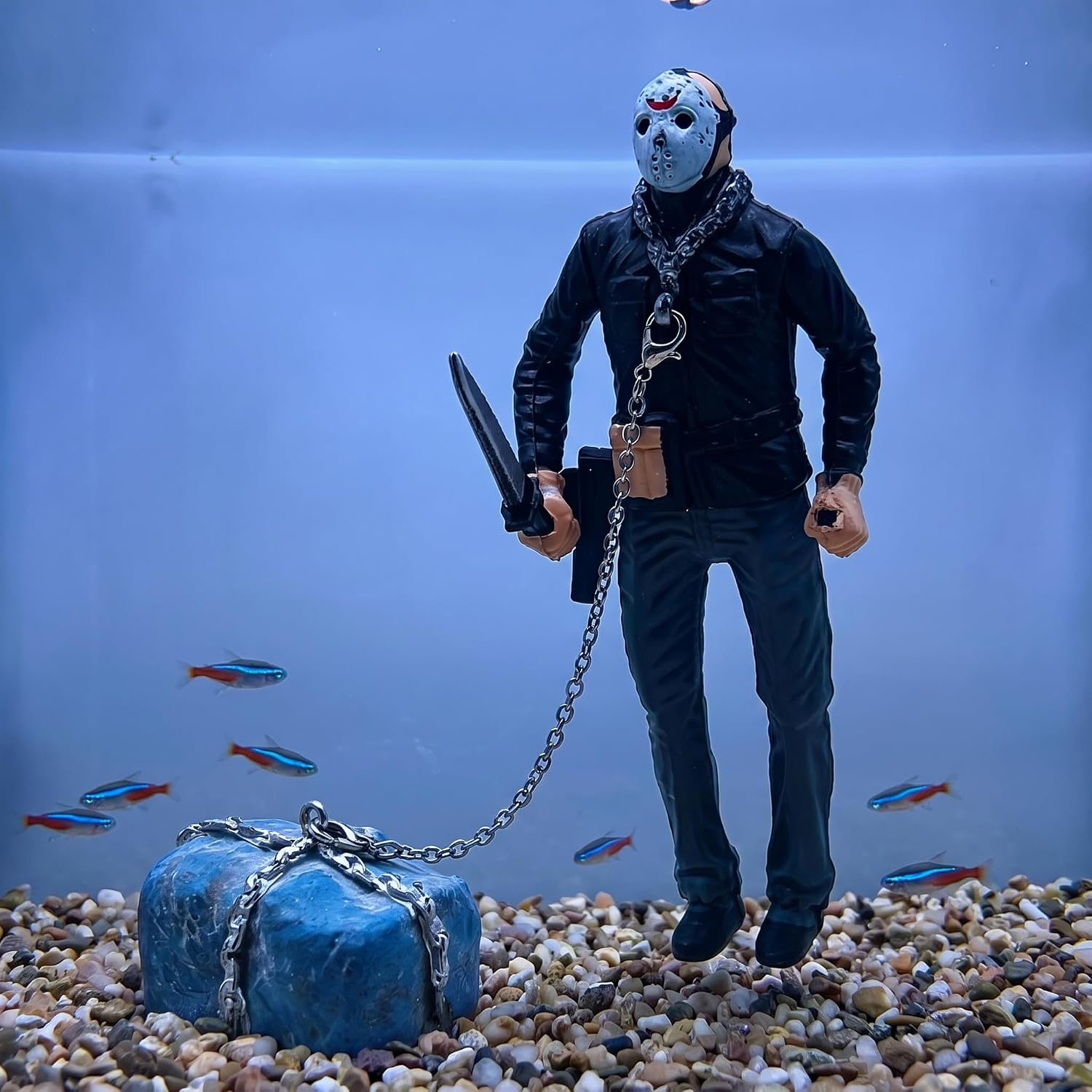 Horror Figure Floating Halloween Fish Tank Decoration