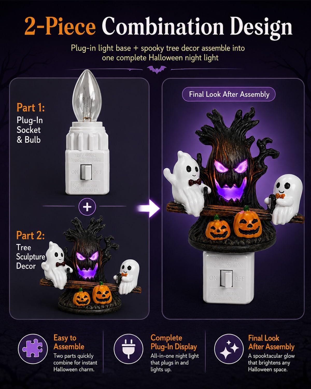 Swing Ghost LED Night Light