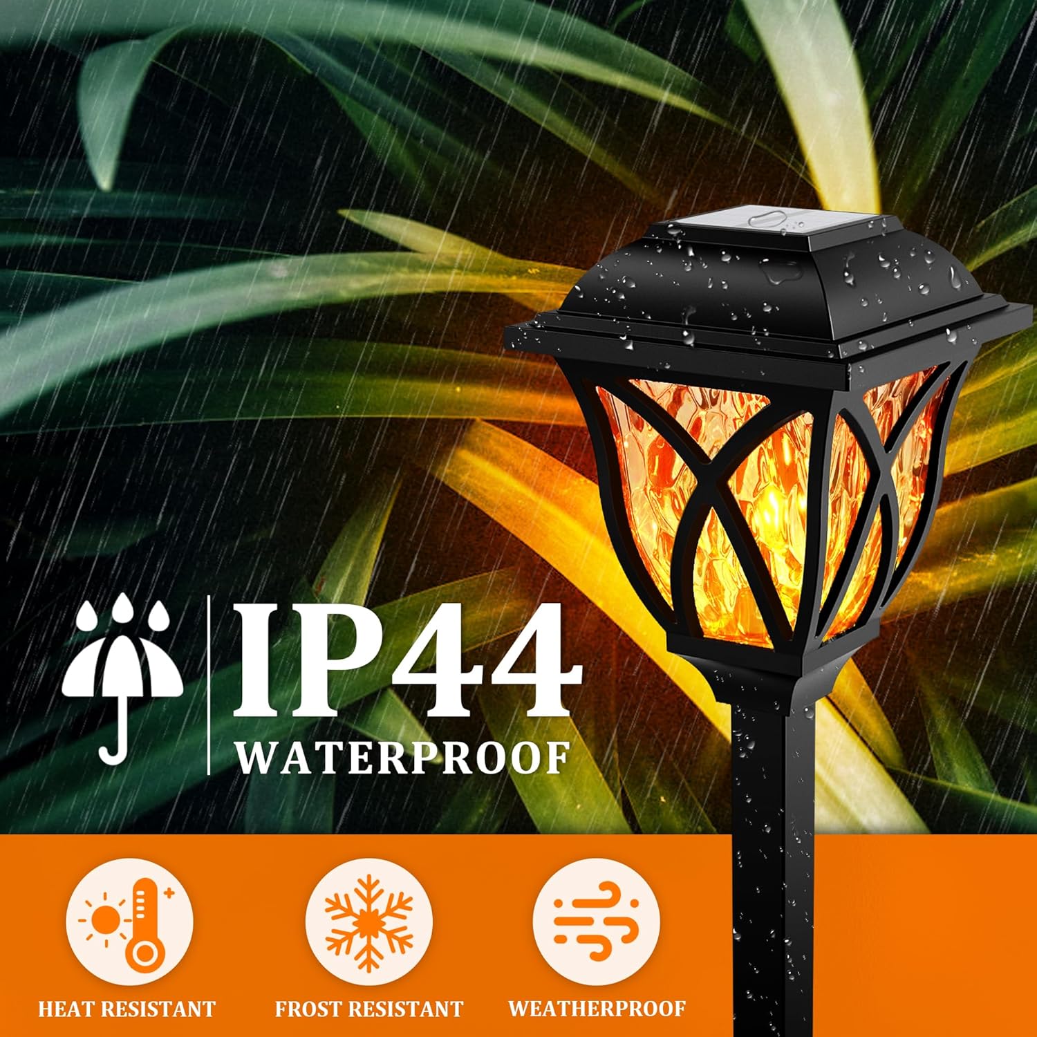 Outdoor Waterproof Solar Lights(4-Packs)