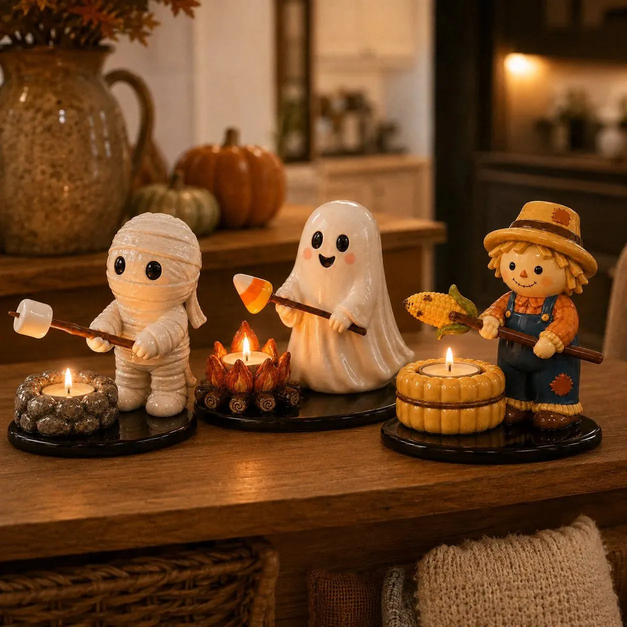 🔥LAST DAY 49% OFF💥Halloween Campfire Tealight Holder
