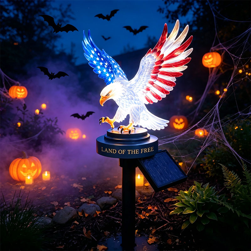 🔥Last Day 49% OFF-Solar Eagle Garden Light – A Glowing Tribute to American Freedom-Buy 2 Free shipping