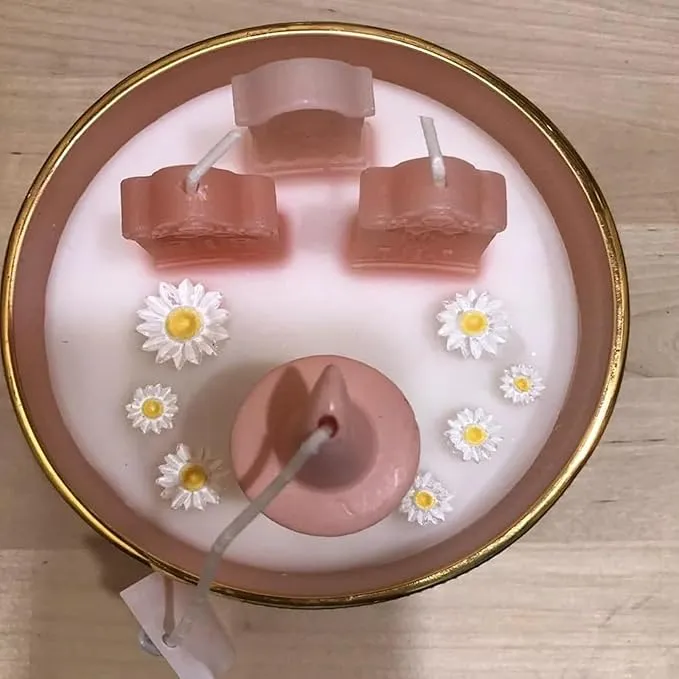 Pink Ghost Candle