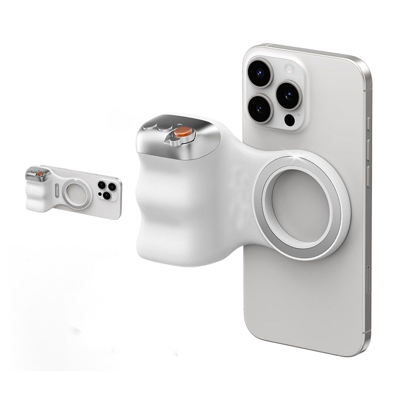 Magnetic Phone Camera Grip with Shutter