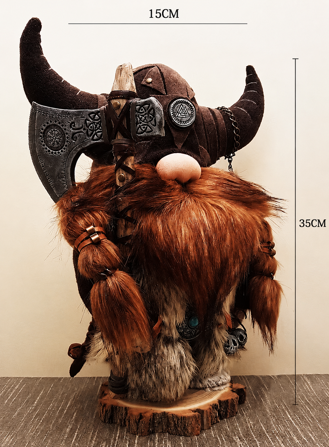 Viking Warrior Gnome doll-Buy 2 free shipping