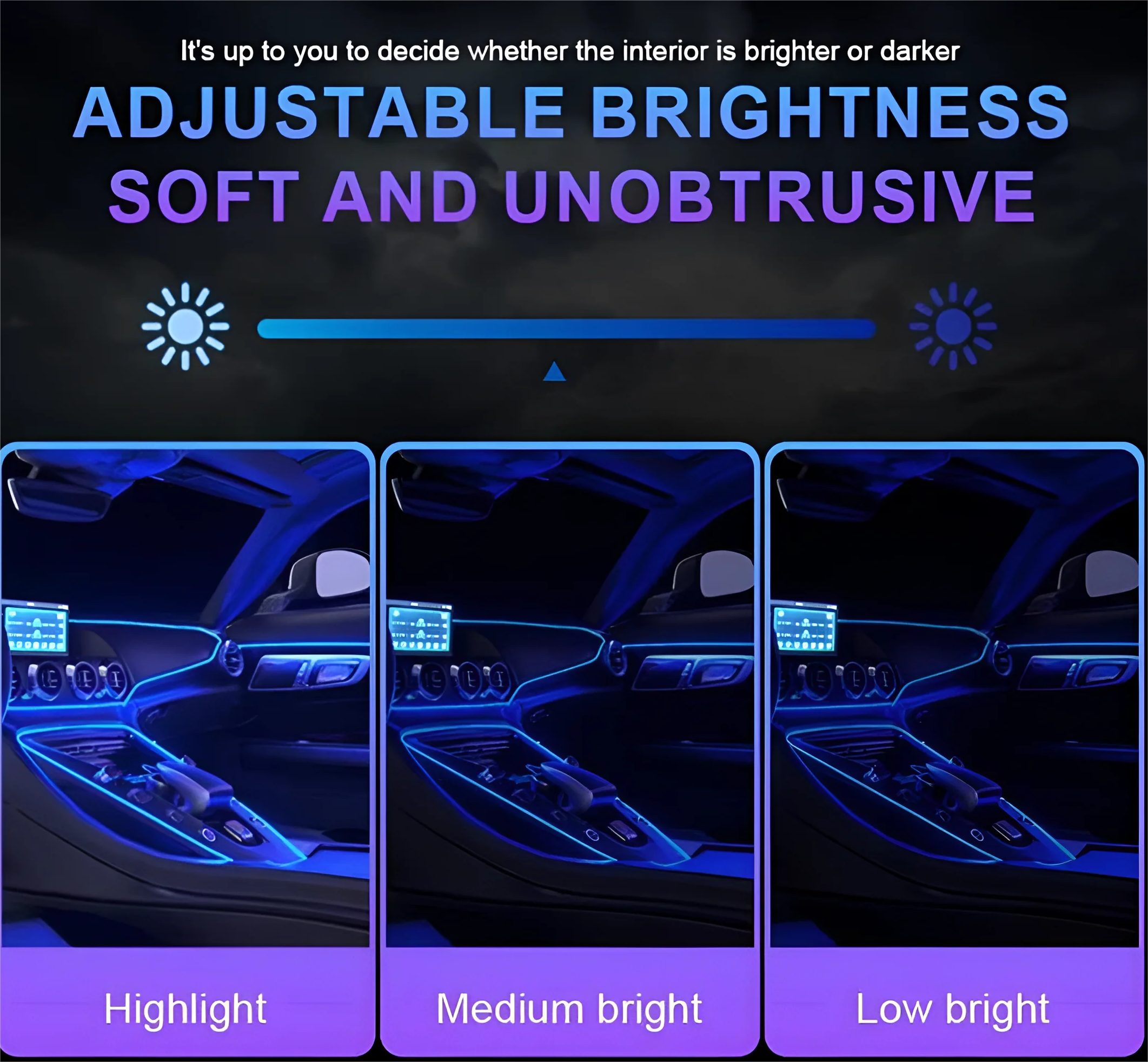 Car Interior LED Strip Light