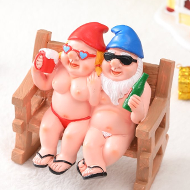 😍Funny Garden Statue Gnome Ornament