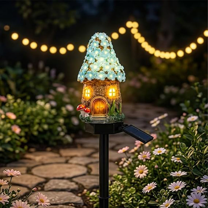 🎁2026 New Arrivals 🌙🏡Solar Fairy-Tale Mushroom Cottage Garden Light