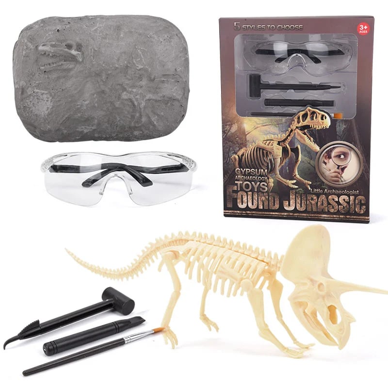( Hot Sale- 49% OFF) Dinosaur Fossil Digging Kit--Buy 2 Free Shipping