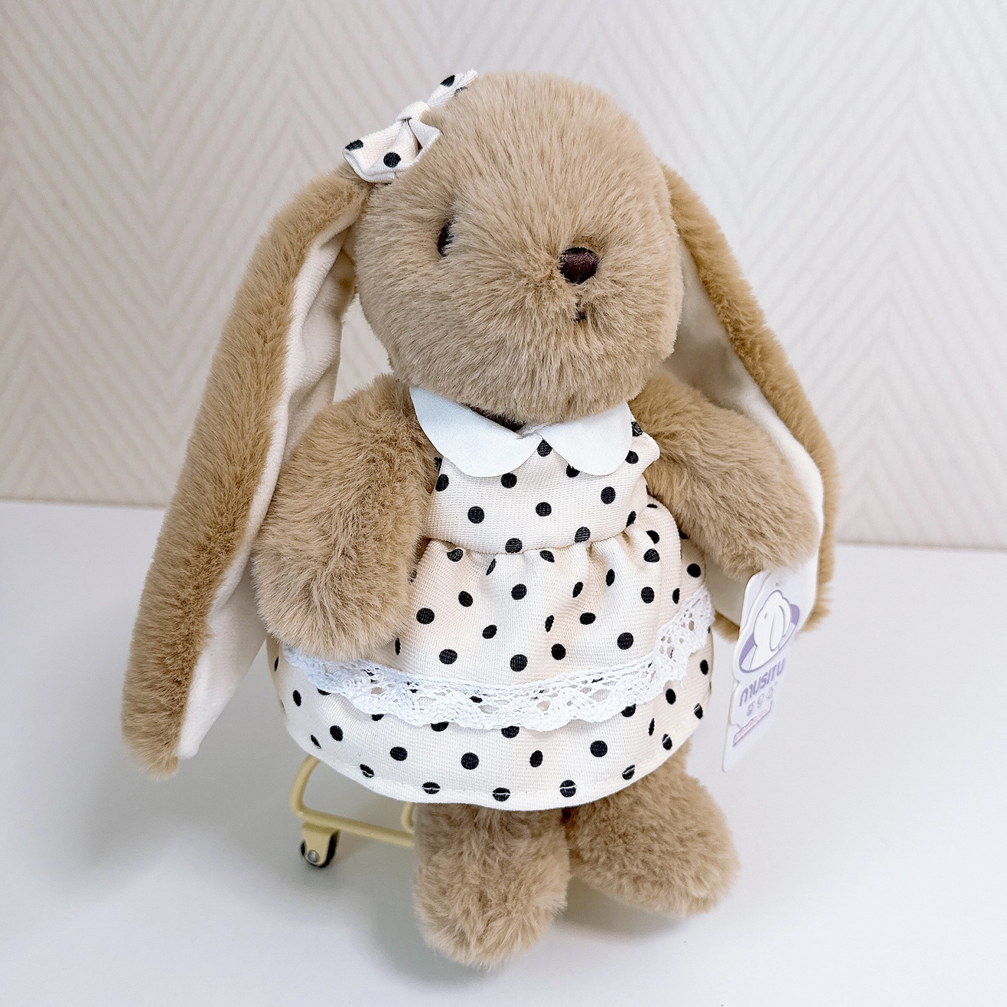 Personalized Embroidered Bunny Plush Baby Gift, Custom Stuffed Rabbit, Baby Shower Gift, Baby’s First Stuffed Animal, Nursery Keepsake