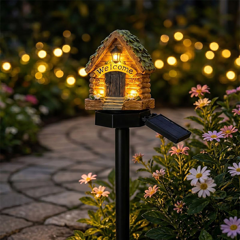 🎁2026 New Arrivals 🌙🏡Solar Fairy-Tale Mushroom Cottage Garden Light