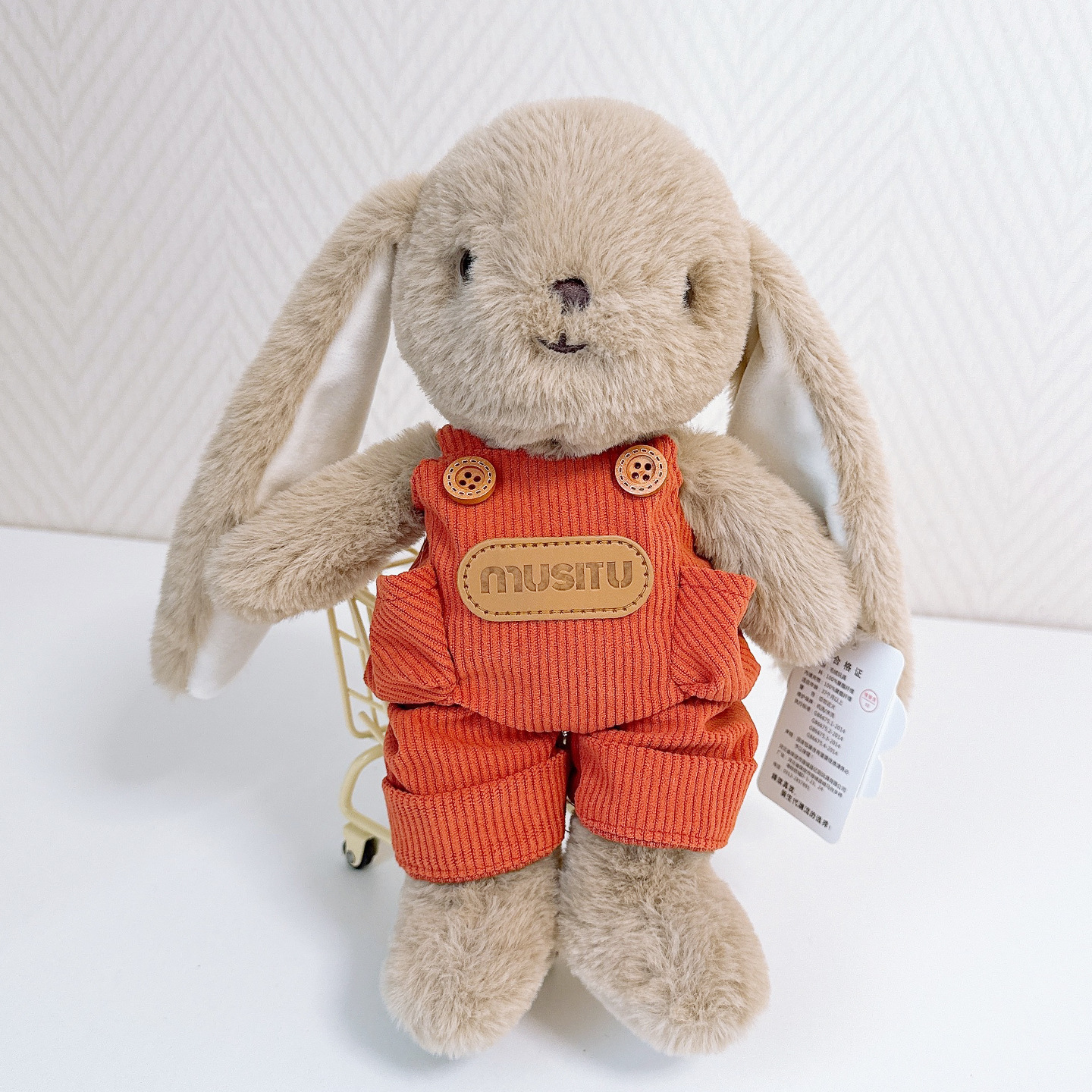Personalized Embroidered Bunny Plush Baby Gift, Custom Stuffed Rabbit, Baby Shower Gift, Baby’s First Stuffed Animal, Nursery Keepsake
