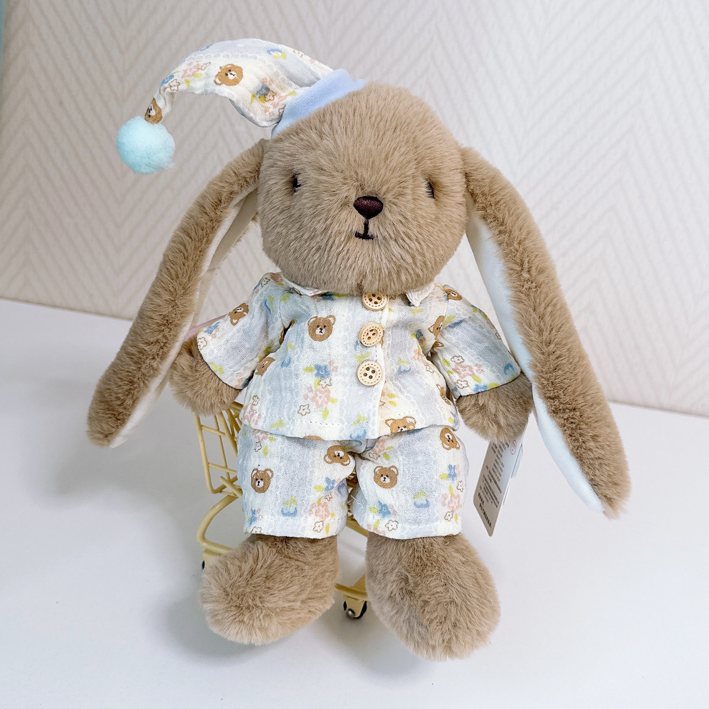 Personalized Embroidered Bunny Plush Baby Gift, Custom Stuffed Rabbit, Baby Shower Gift, Baby’s First Stuffed Animal, Nursery Keepsake