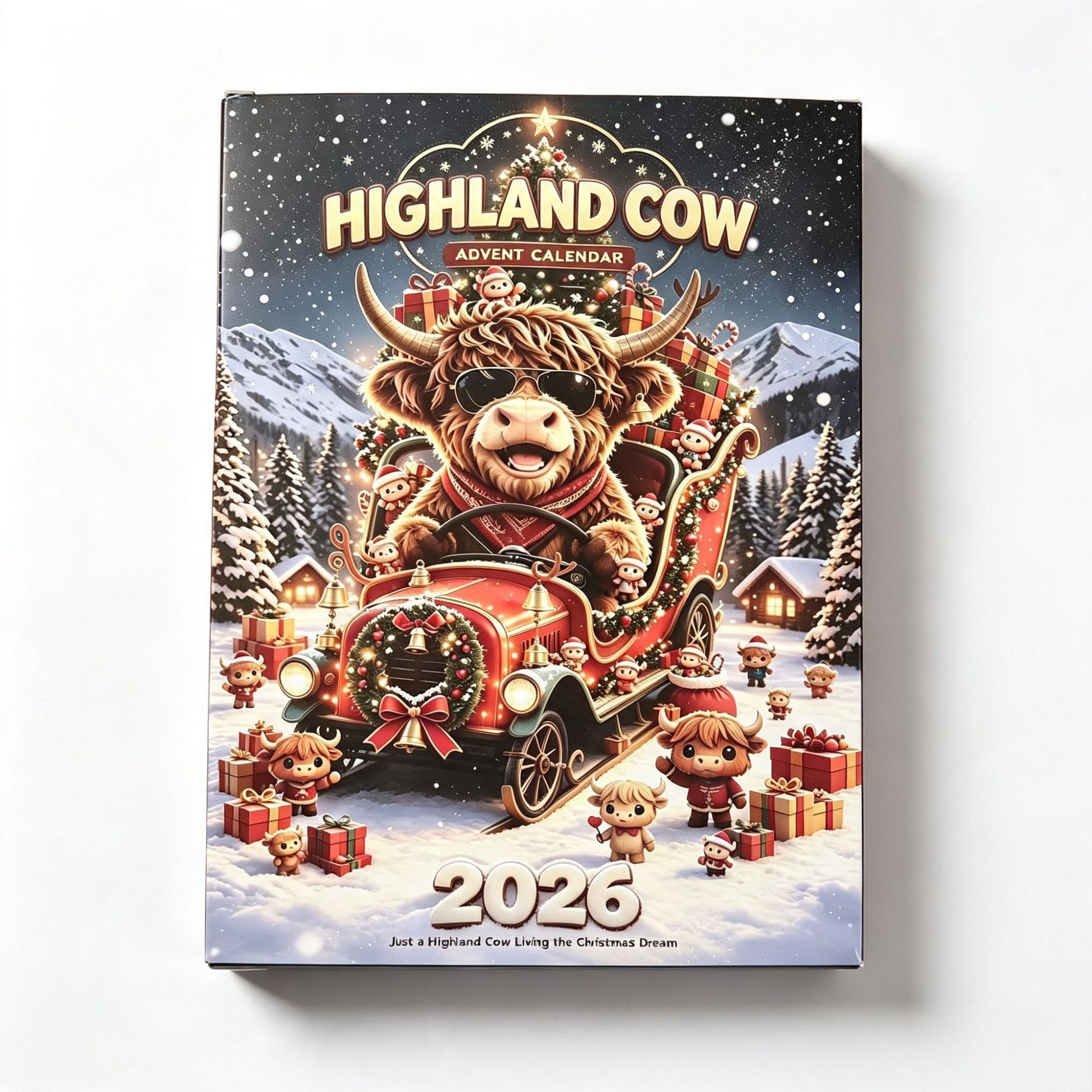 DOMIPLE | 🖤 Early Black Friday Deals 49% Off 🐂🎁 2026 Highland Cow Advent Calendar