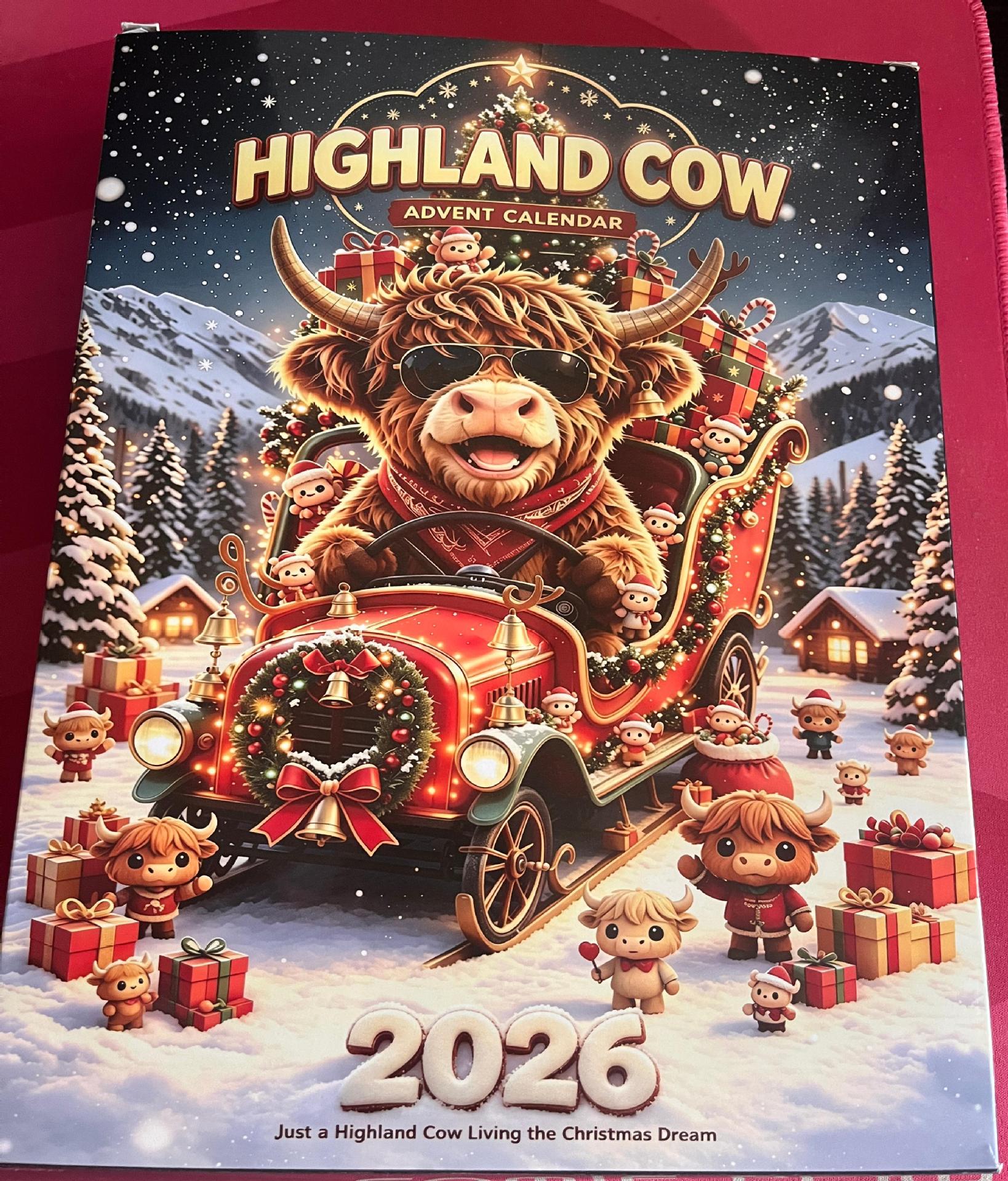 DOMIPLE | 🖤 Early Black Friday Deals 49% Off 🐂🎁 2026 Highland Cow Advent Calendar