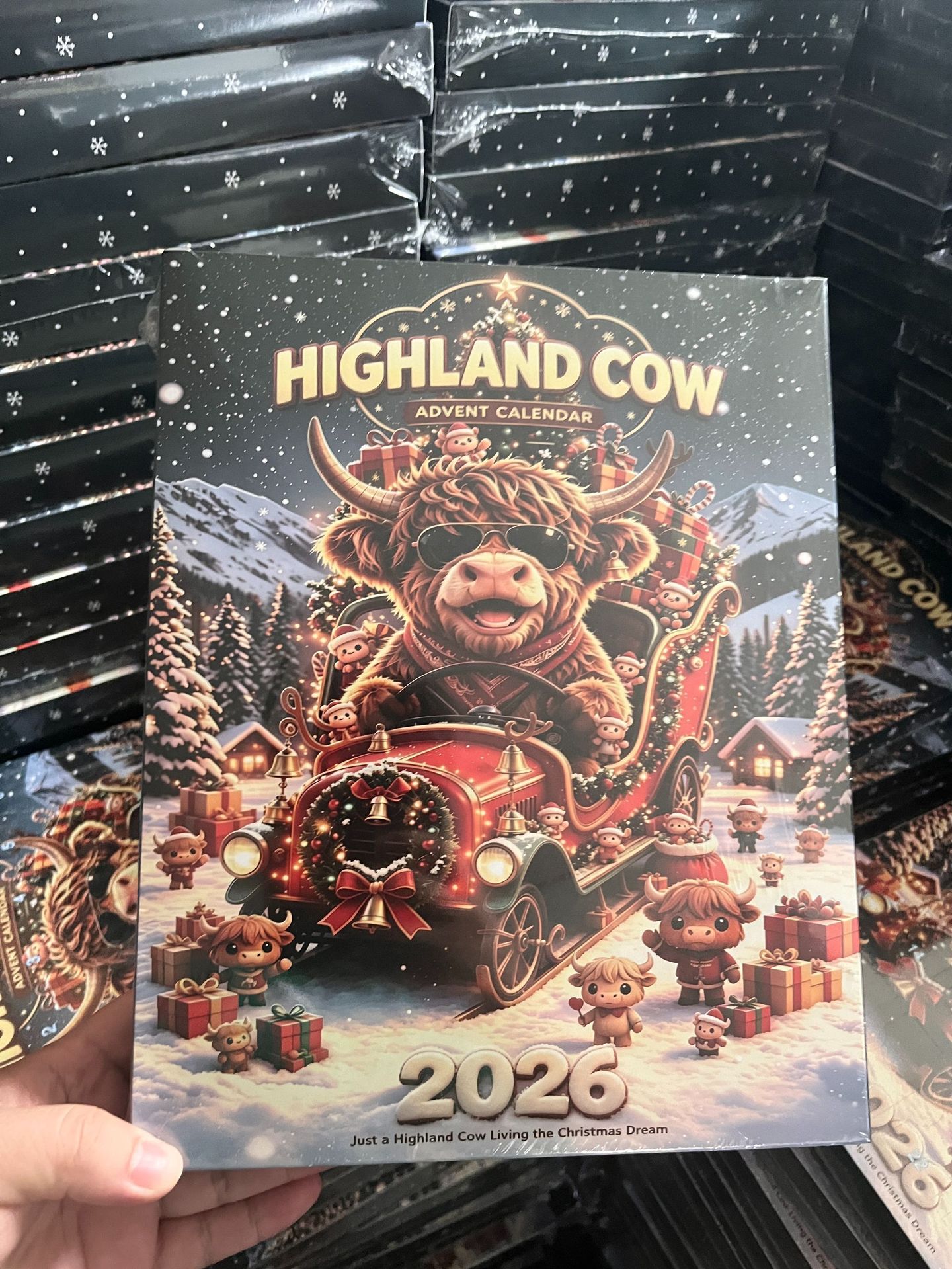 DOMIPLE | 🖤 Early Black Friday Deals 49% Off 🐂🎁 2026 Highland Cow Advent Calendar