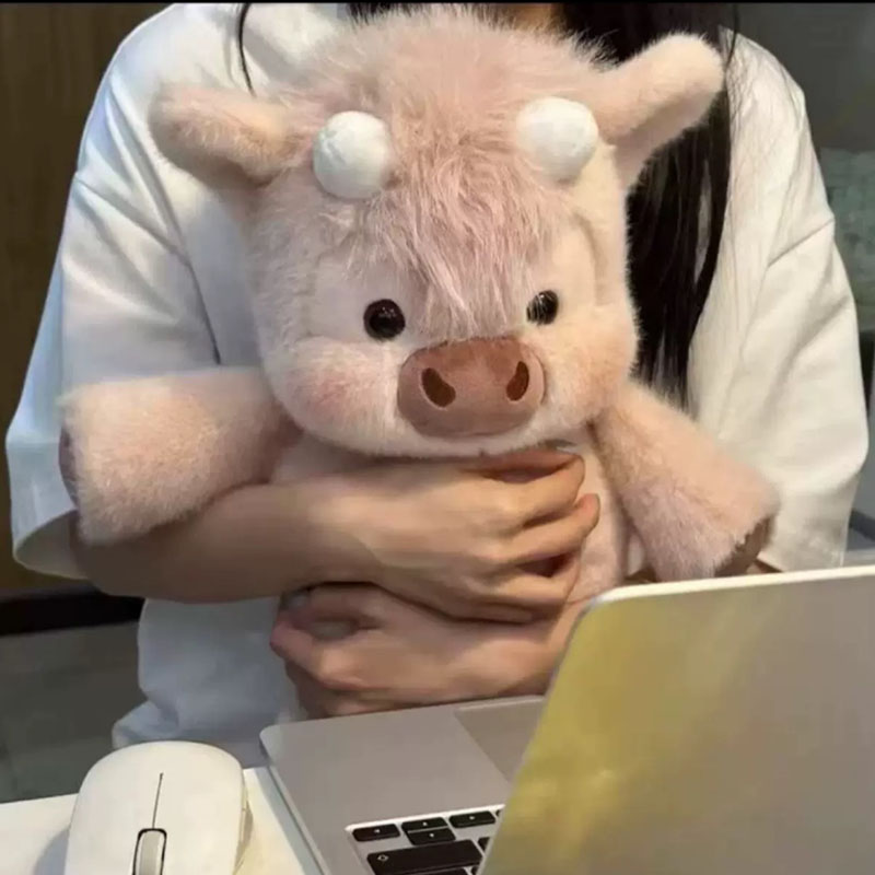 🔥Last Day 50% OFF🔥Cute Running Highland Cow Plush Toy