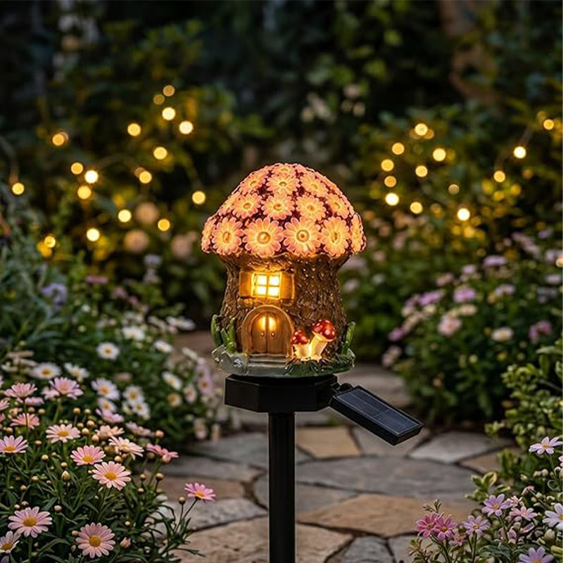 🎁2026 New Arrivals 🌙🏡Solar Fairy-Tale Mushroom Cottage Garden Light