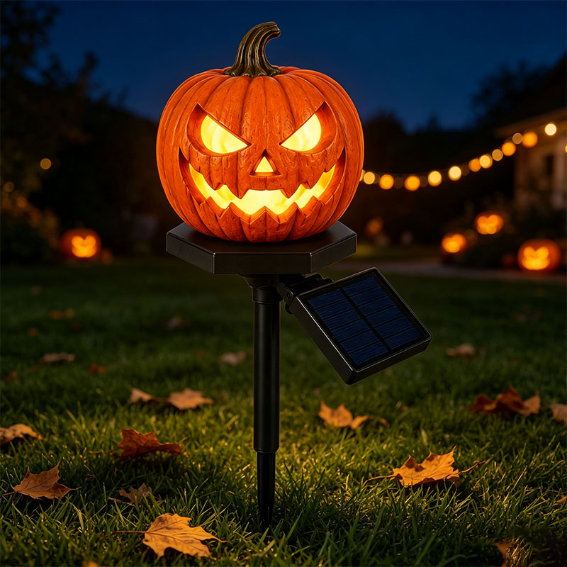 Halloween Solar Pumpkin Garden Light