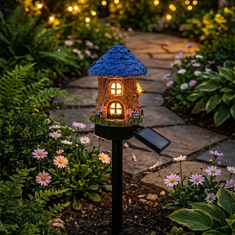 🎁2026 New Arrivals 🌙🏡Solar Fairy-Tale Mushroom Cottage Garden Light