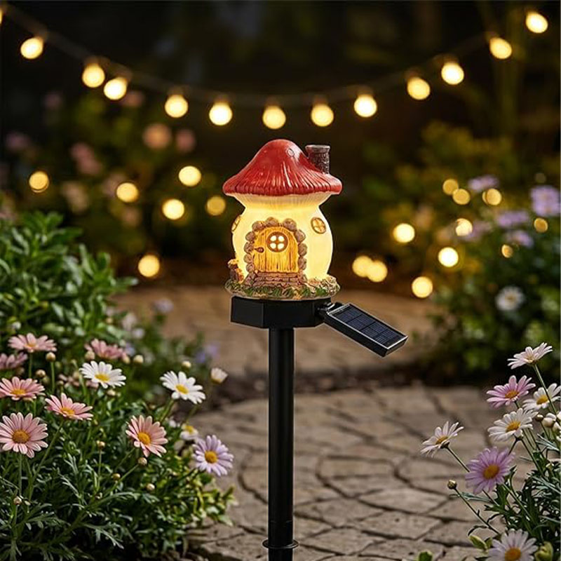 🎁2026 New Arrivals 🌙🏡Solar Fairy-Tale Mushroom Cottage Garden Light