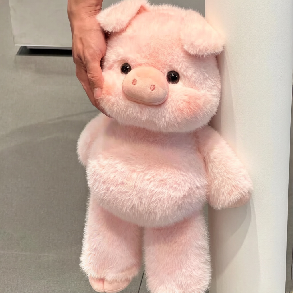 DOMIPLE | Running Scottish Highland Cow Stuffed Animal