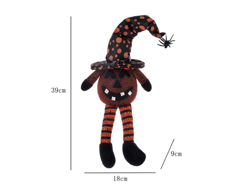 🎁Last Day 60% OFF - Light Up Pumpkin Smiling Halloween Ornament Doll